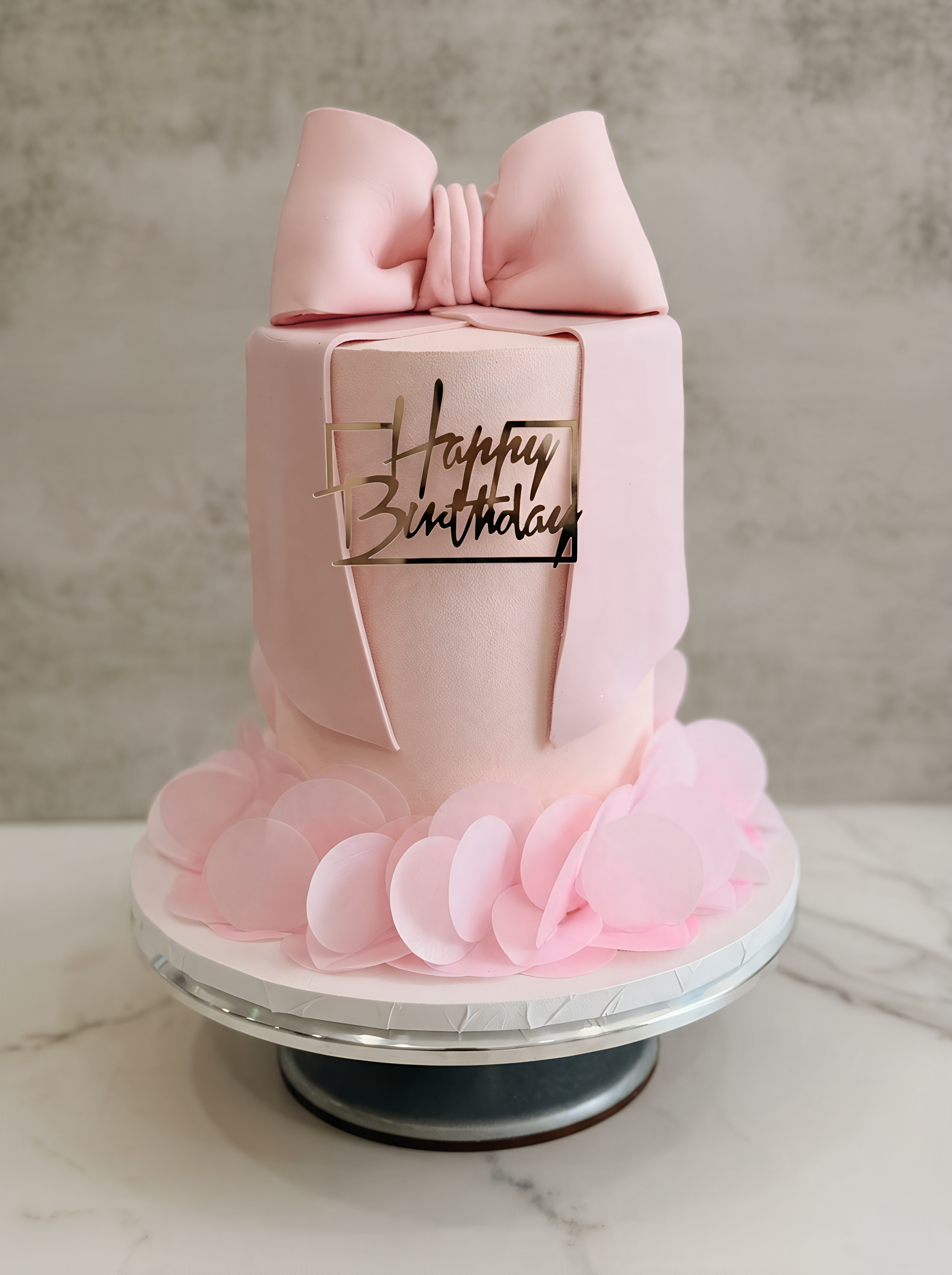 Авторський рожевий торт Skyba Dessert Studio